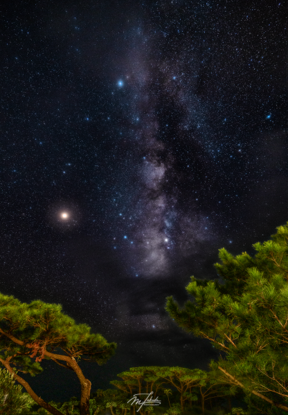 Milky way in Kohama Island